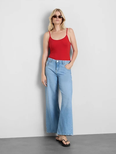 Cotton Rich Stretch Cami Top