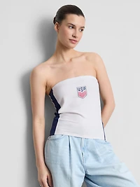 USA Soccer Cotton Rich Bandeau Top
