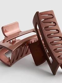 2pk Rectangle Claw Clips