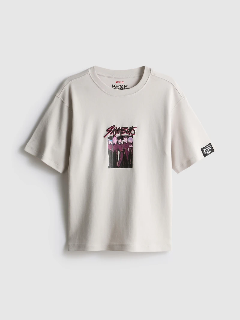 6-15yrs | KPop Demon Hunters Saja Boys T-Shirt