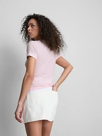 Double Layered Crew Neck Tee