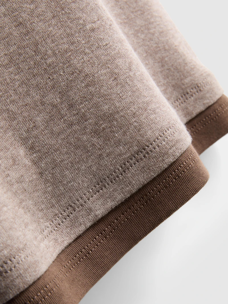 Double Layered Crew Neck Tee