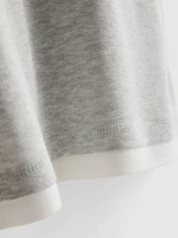 Double Layered Crew Neck Tee