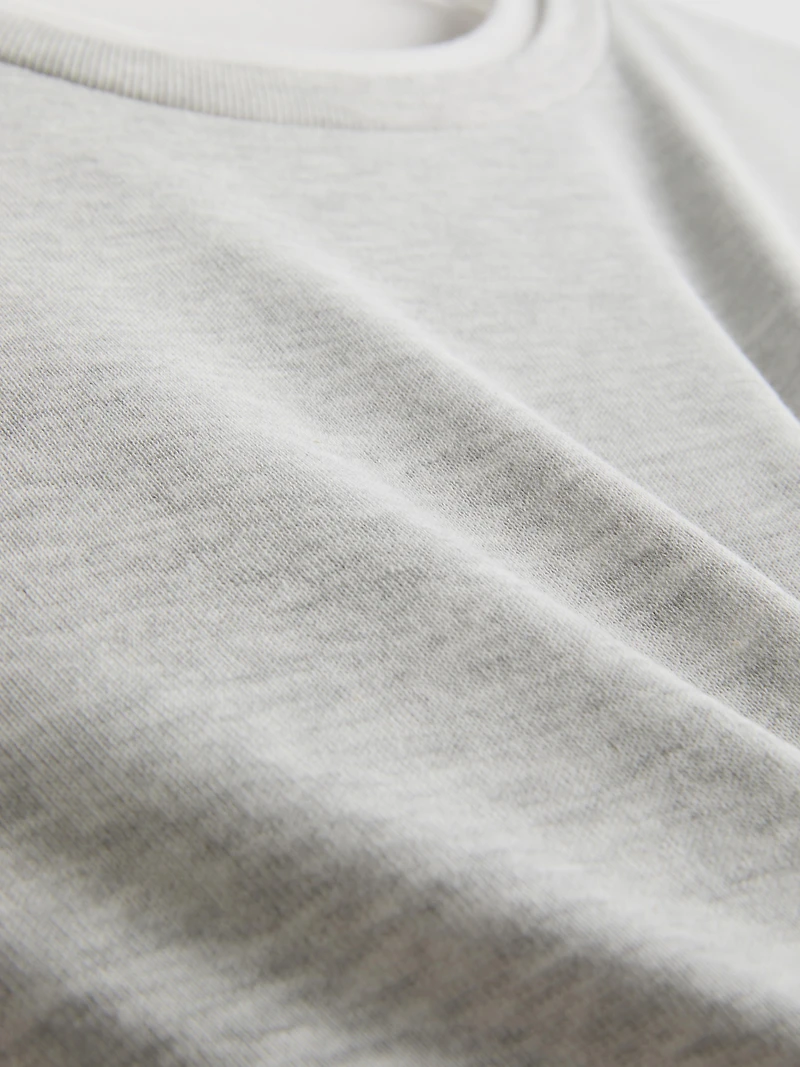 Double Layered Crew Neck Tee