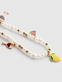 Beaded Charm Phone Wrist Strap