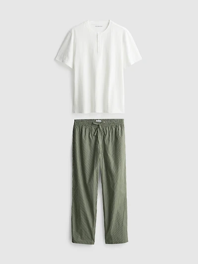 Pinstripe Pajama Set