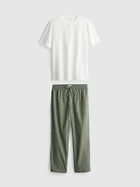 Pinstripe Pajama Set