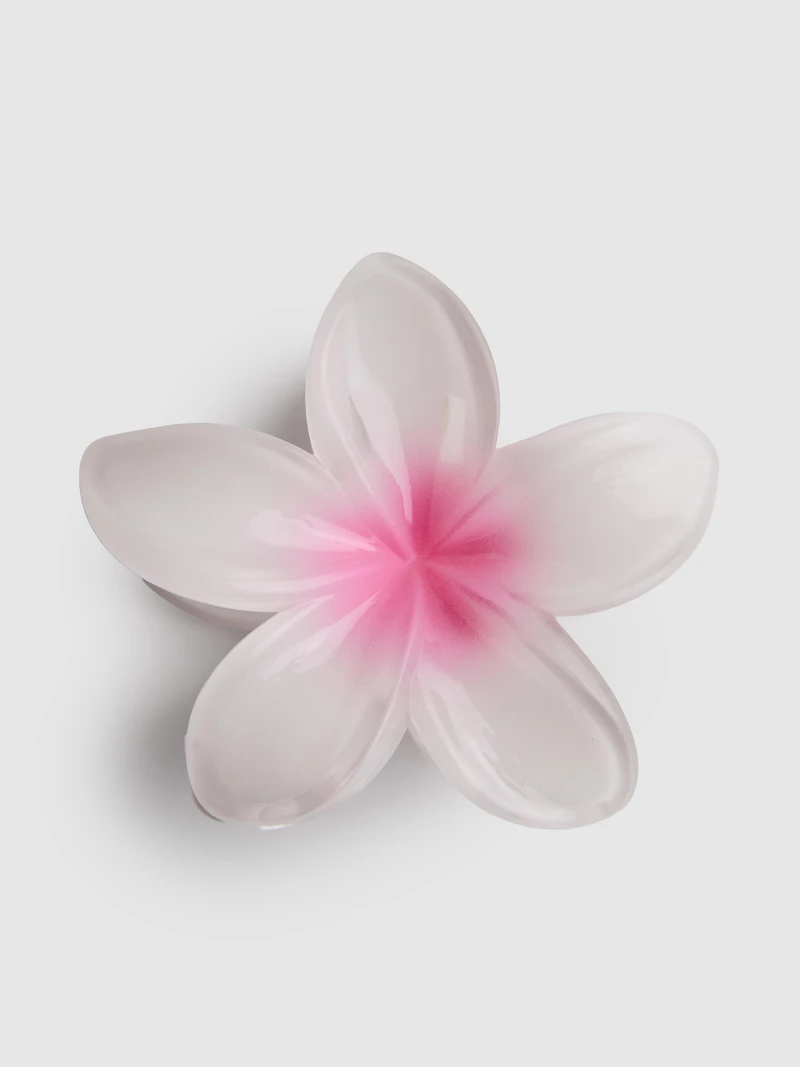 Orchid Flower Claw Clip