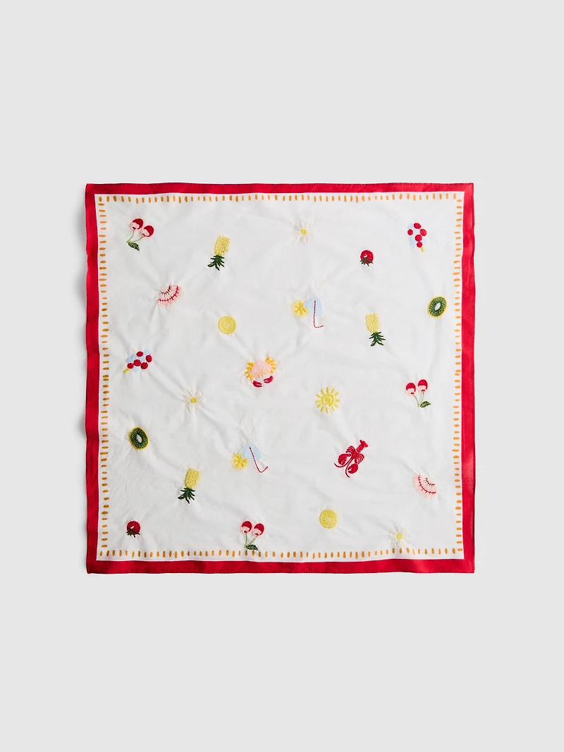 The Primark Scene | 55 x 55 Embroidered Scarf