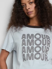 Pure Cotton Short-Sleeve Graphic Tee