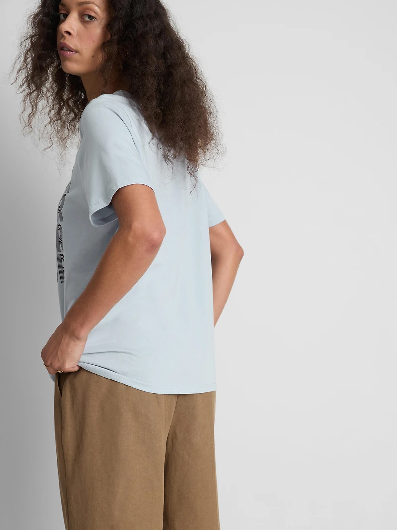Pure Cotton Short-Sleeve Graphic Tee