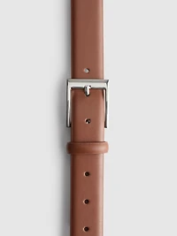 Classic-Style Faux Leather Belt