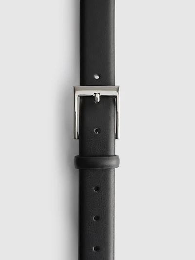 Classic-Style Faux Leather Belt