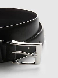 Classic-Style Faux Leather Belt
