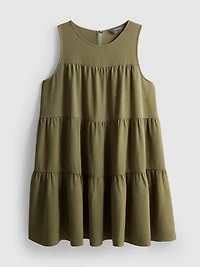 Relaxed Tiered Smock Dress