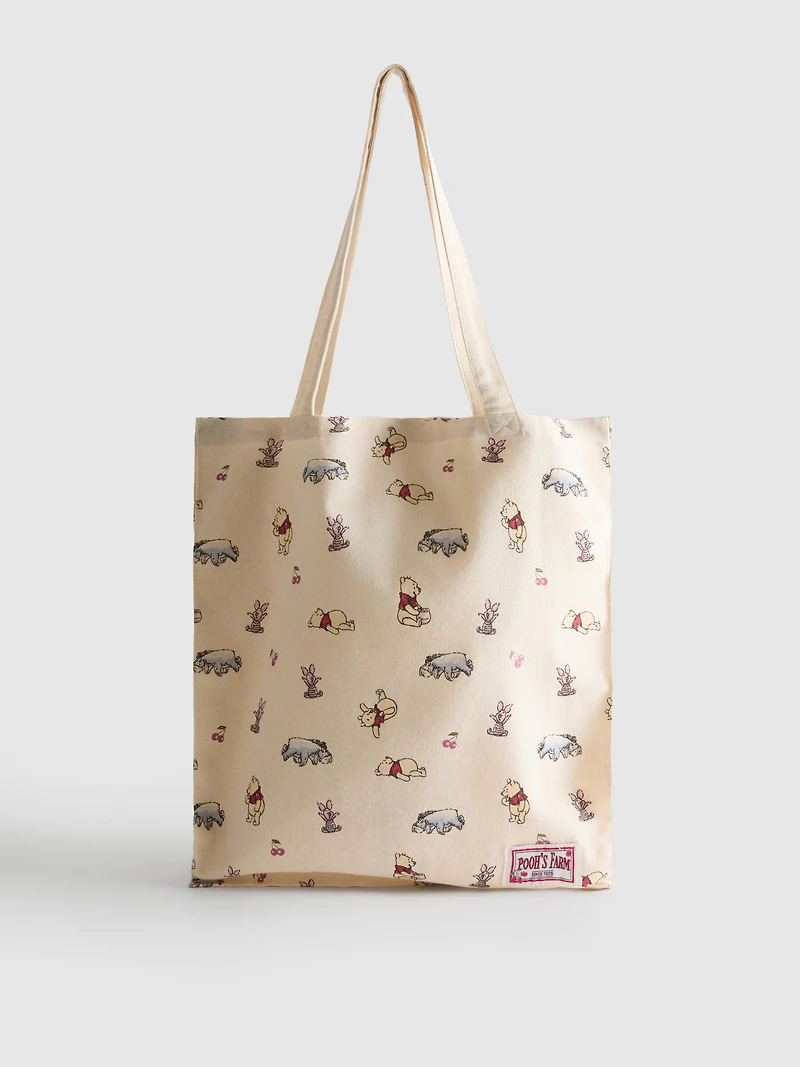 Disney's Winnie the Pooh Cotton Canvas Tote Bag
