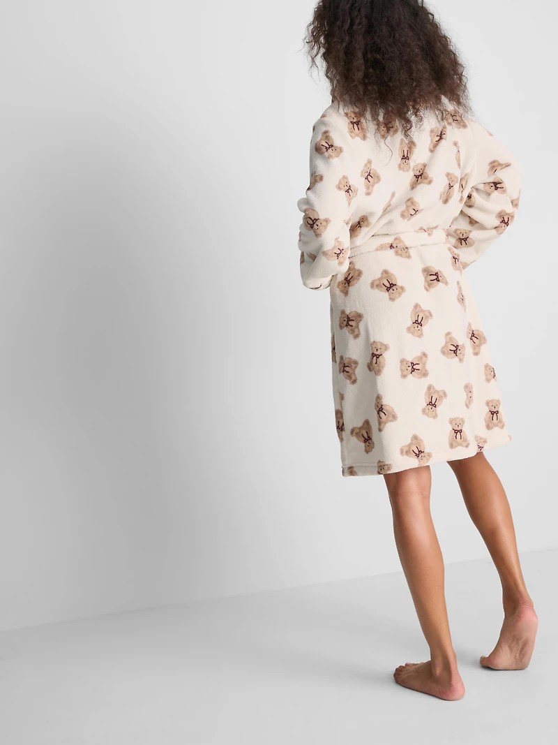 Love To Lounge Printed Midi Bathrobe