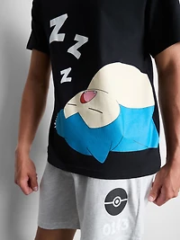 Pokémon Snorlax Shorts Pajama Set