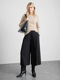 Soft Knitted Crew Neck Sweater