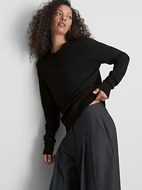 Soft Knitted Crew Neck Sweater