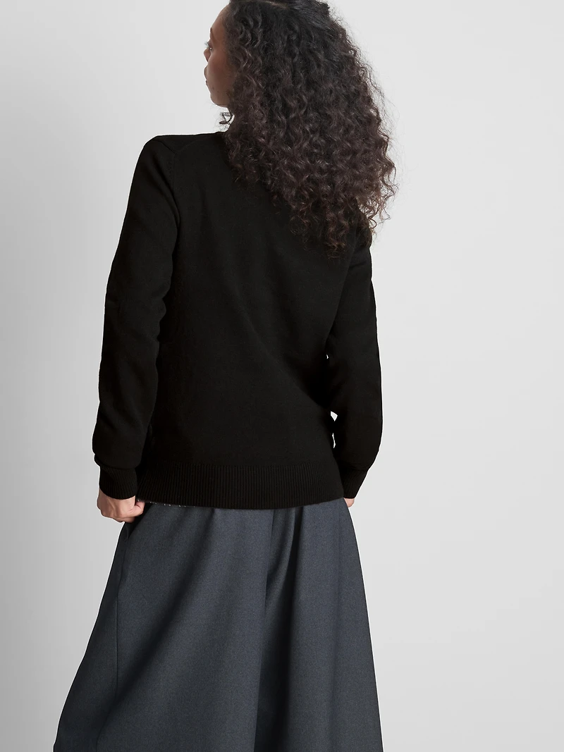 Soft Knitted Crew Neck Sweater