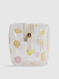 Shell Print Makeup Bag