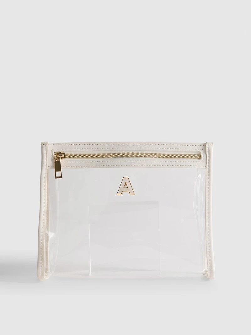 Initial Makeup Bag