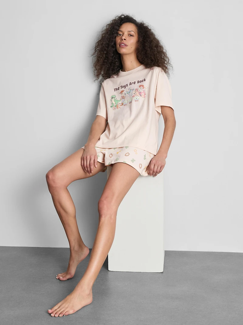 Disney's Toy Story Graphic Cotton Shorty Pajamas