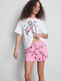 Groovy Chick Graphic Shorty Pajamas