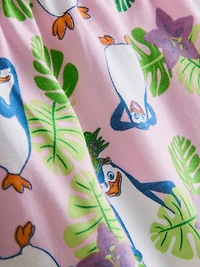 Madagascar Cotton Graphic Shorty Pajamas