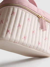 Quilted Bow Vanity Case