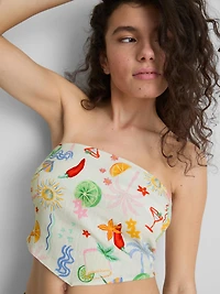 The Primark Scene | Printed Curved Bandeau Top