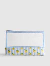 Lemon Print Wash Bag