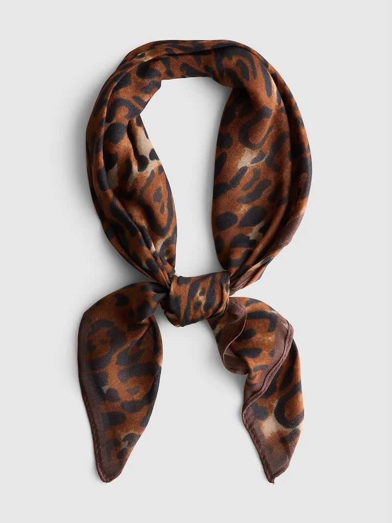 Animal Print Neckerchief