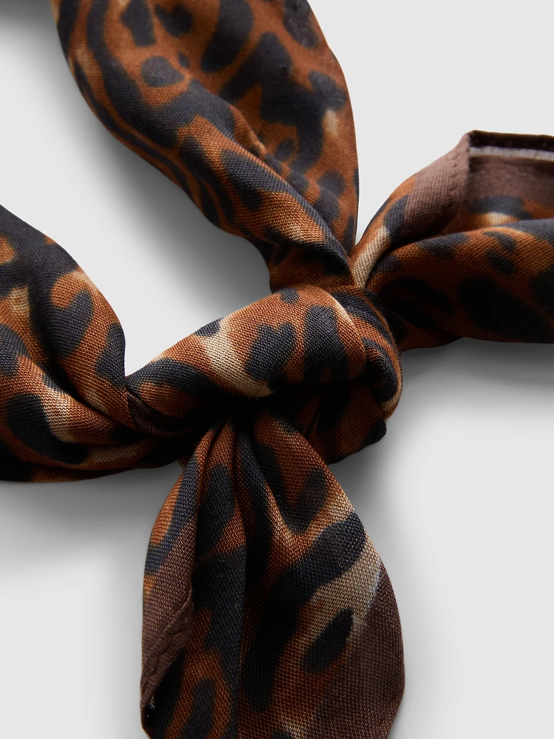 Animal Print Neckerchief