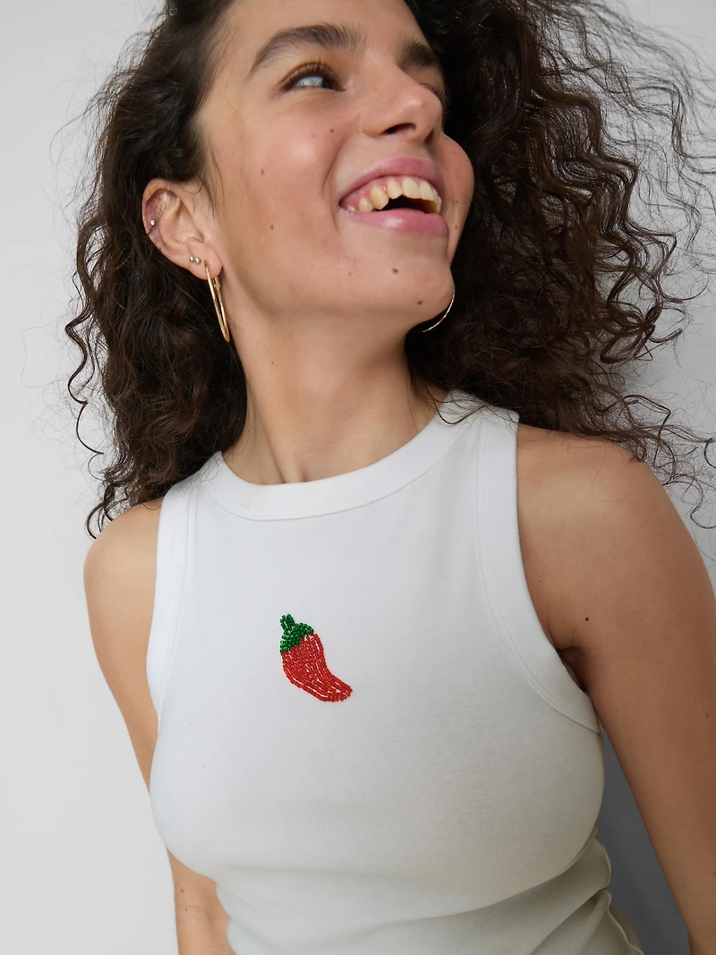 The Primark Scene | Cotton Rich Beaded Tank