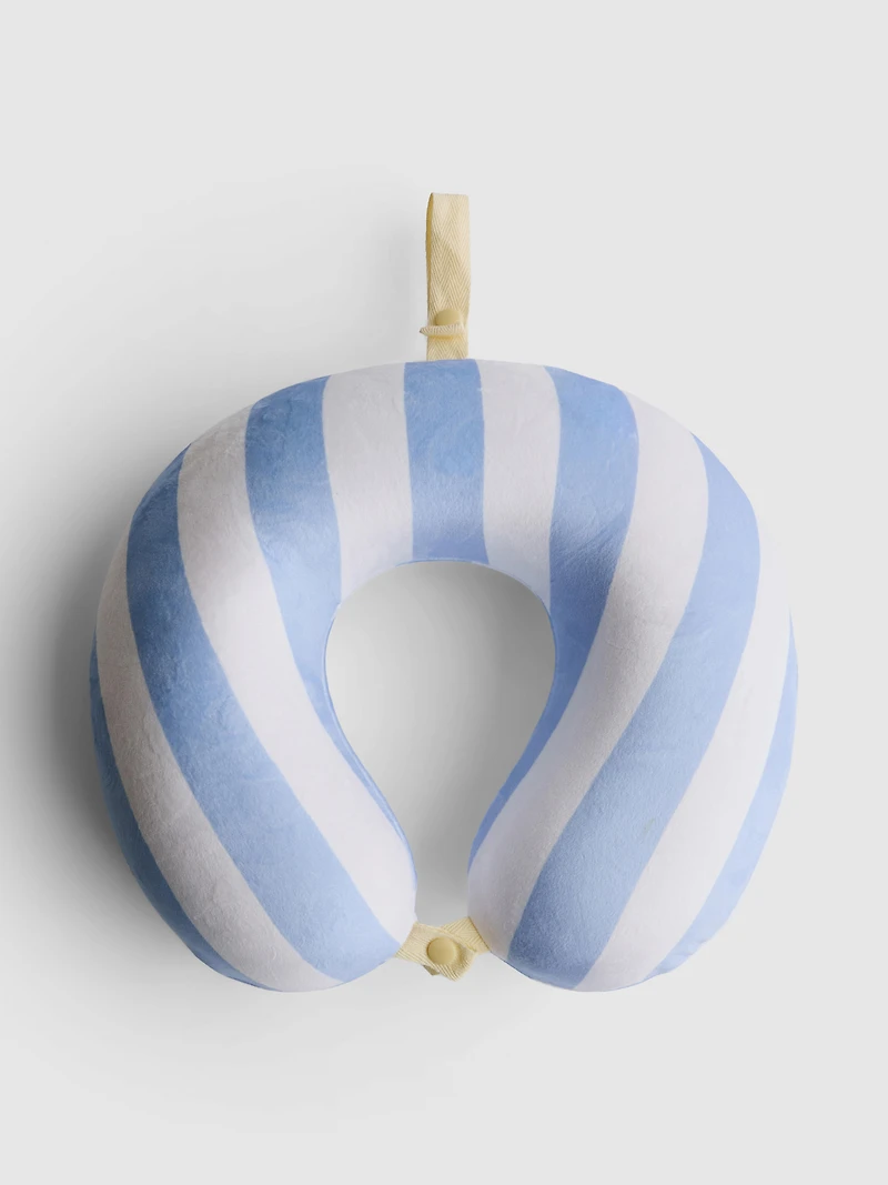 Striped Travel Pillow