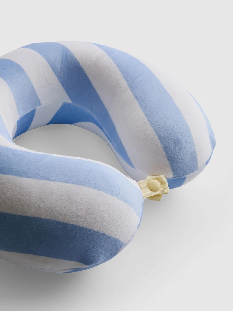Striped Travel Pillow