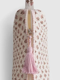 Floral Canvas Toiletry Bag