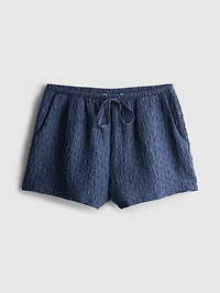 Paula Echevarría Relaxed Crinkle Shorts