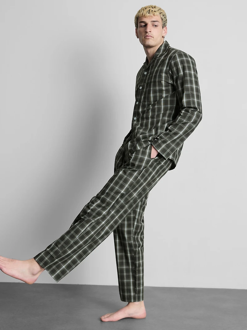 Check Pajama Set