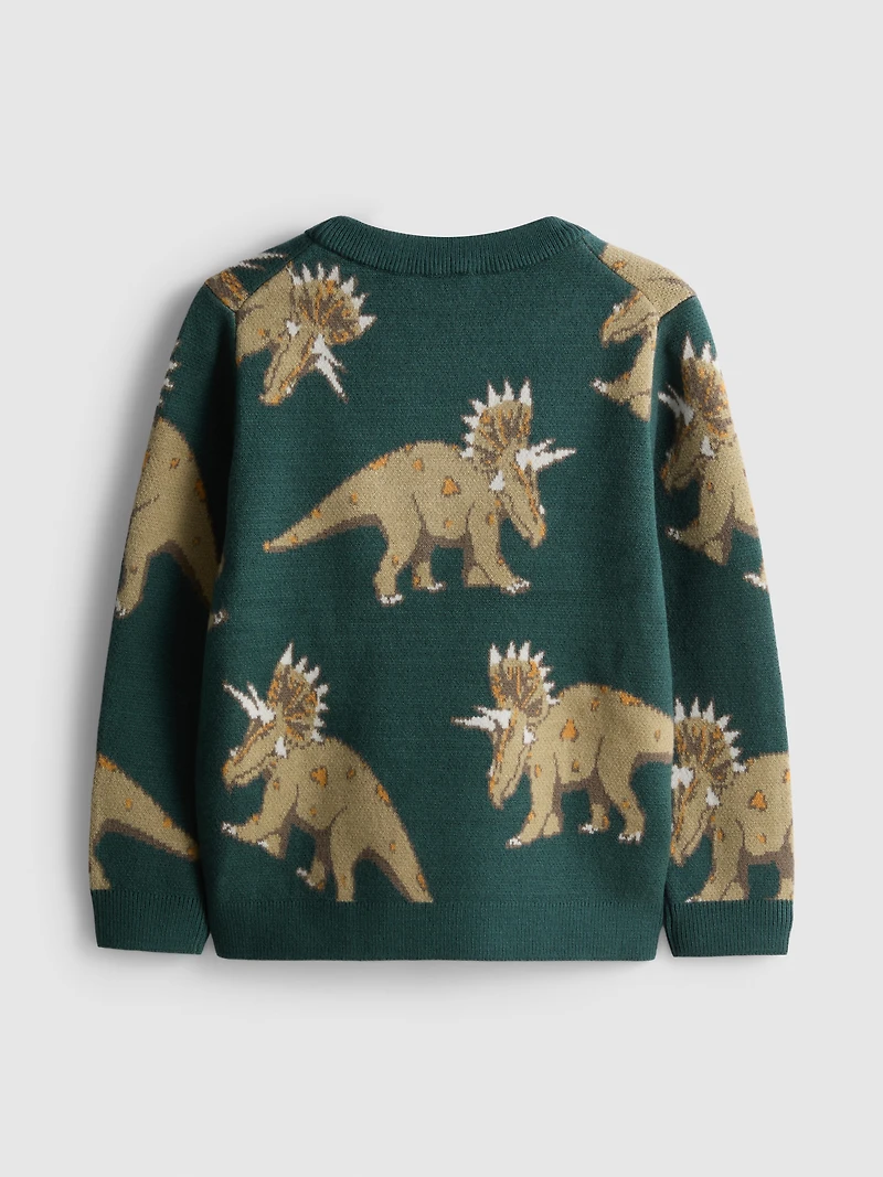 1-9yrs | Dinosaur Graphic Sweater