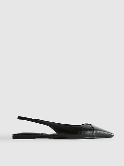 Pointed Slingback Flats