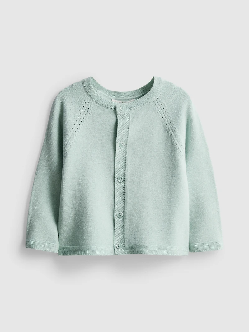 0-18mths | Button-Up Newborn Cardigan