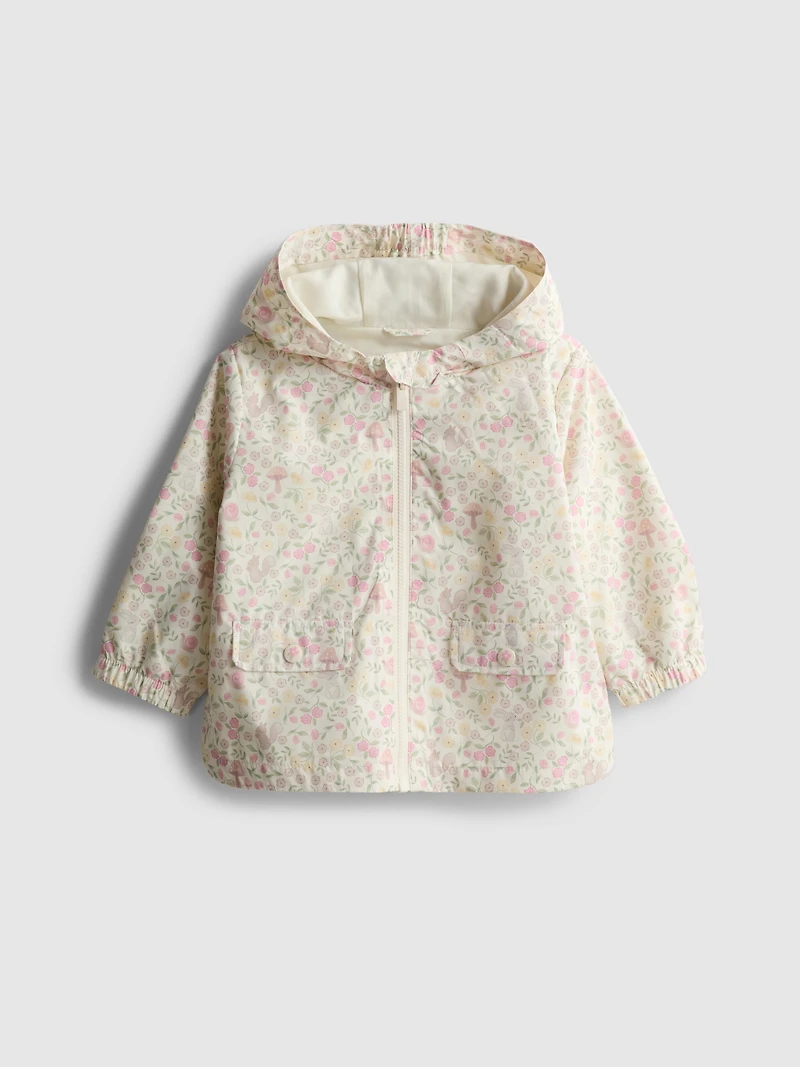 0-18mths | Zip-Up Newborn Rain Jacket