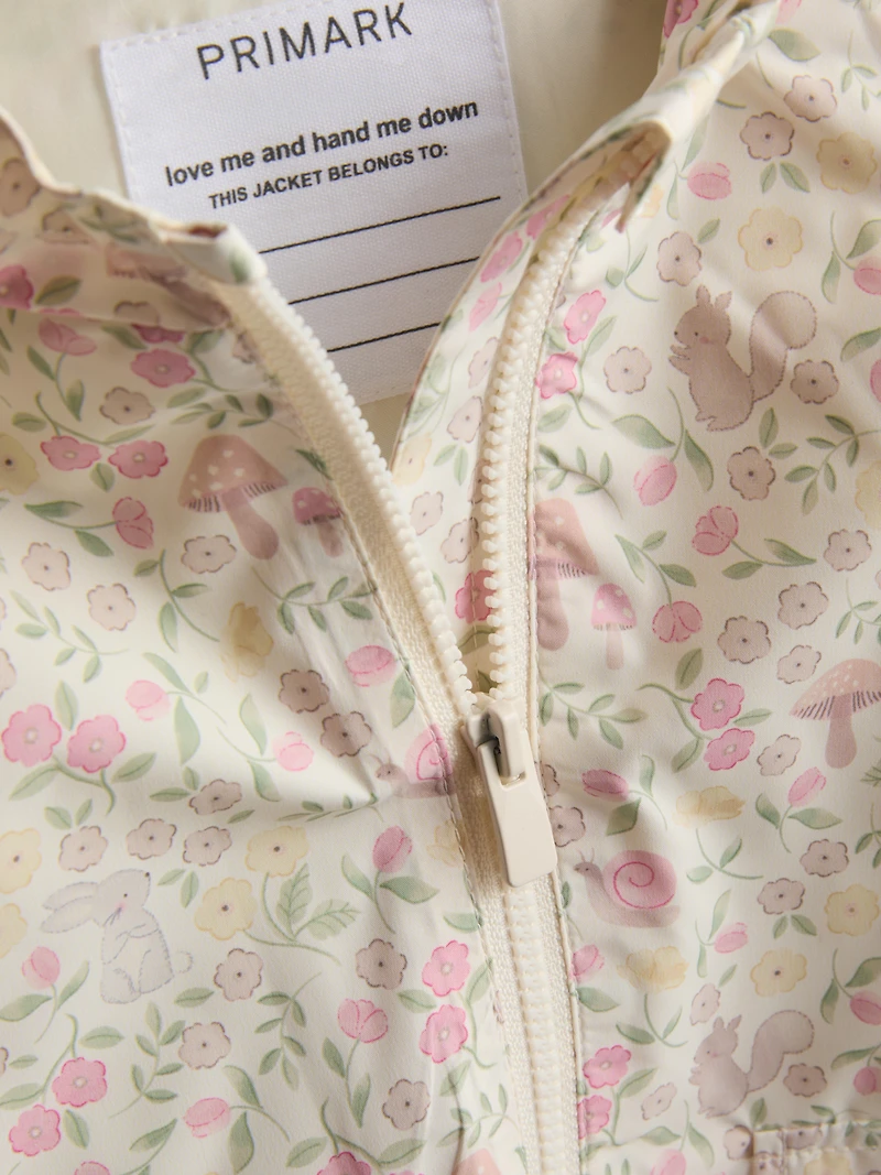 0-18mths | Zip-Up Newborn Rain Jacket