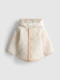 0-18mths | Bear Quilted Newborn Jacket