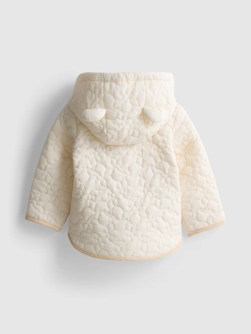 0-18mths | Bear Quilted Newborn Jacket