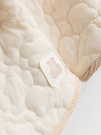 0-18mths | Bear Quilted Newborn Jacket