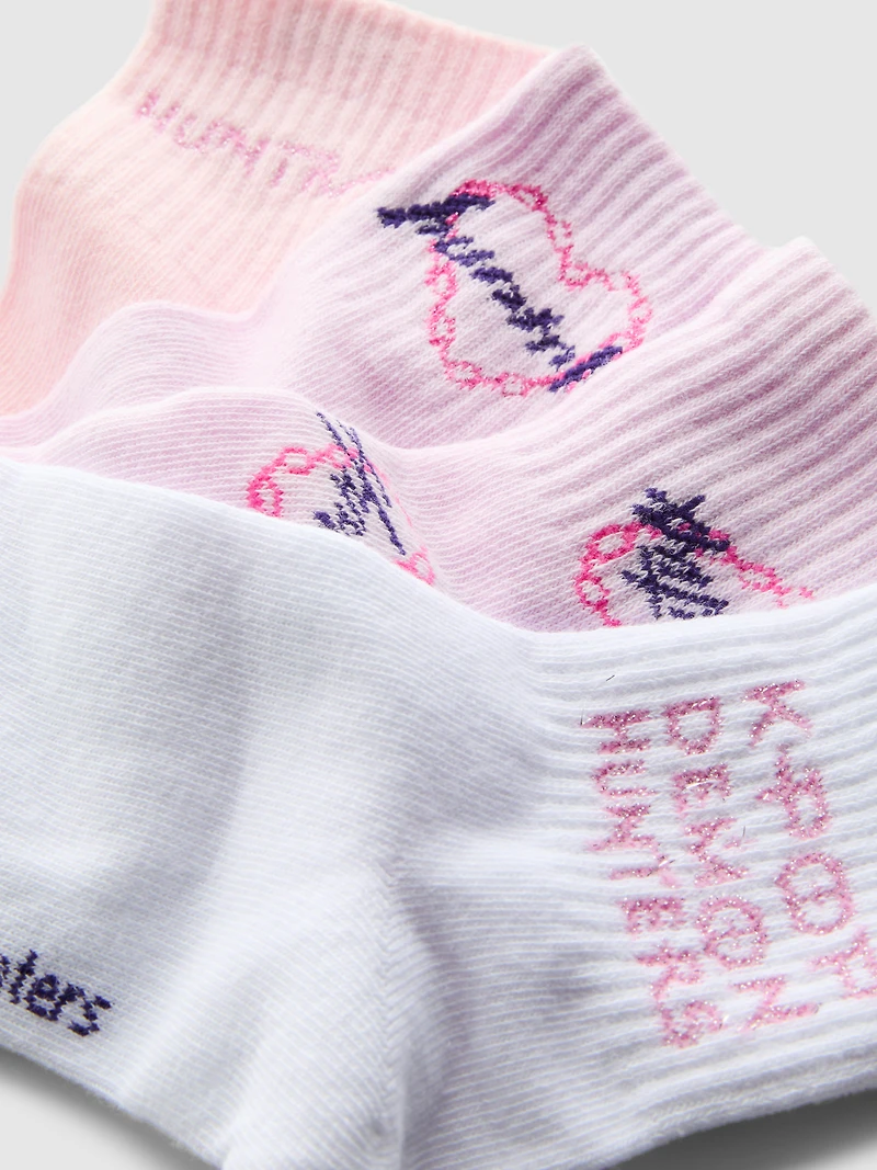 4pk KPop Demon Hunters Quarter Socks
